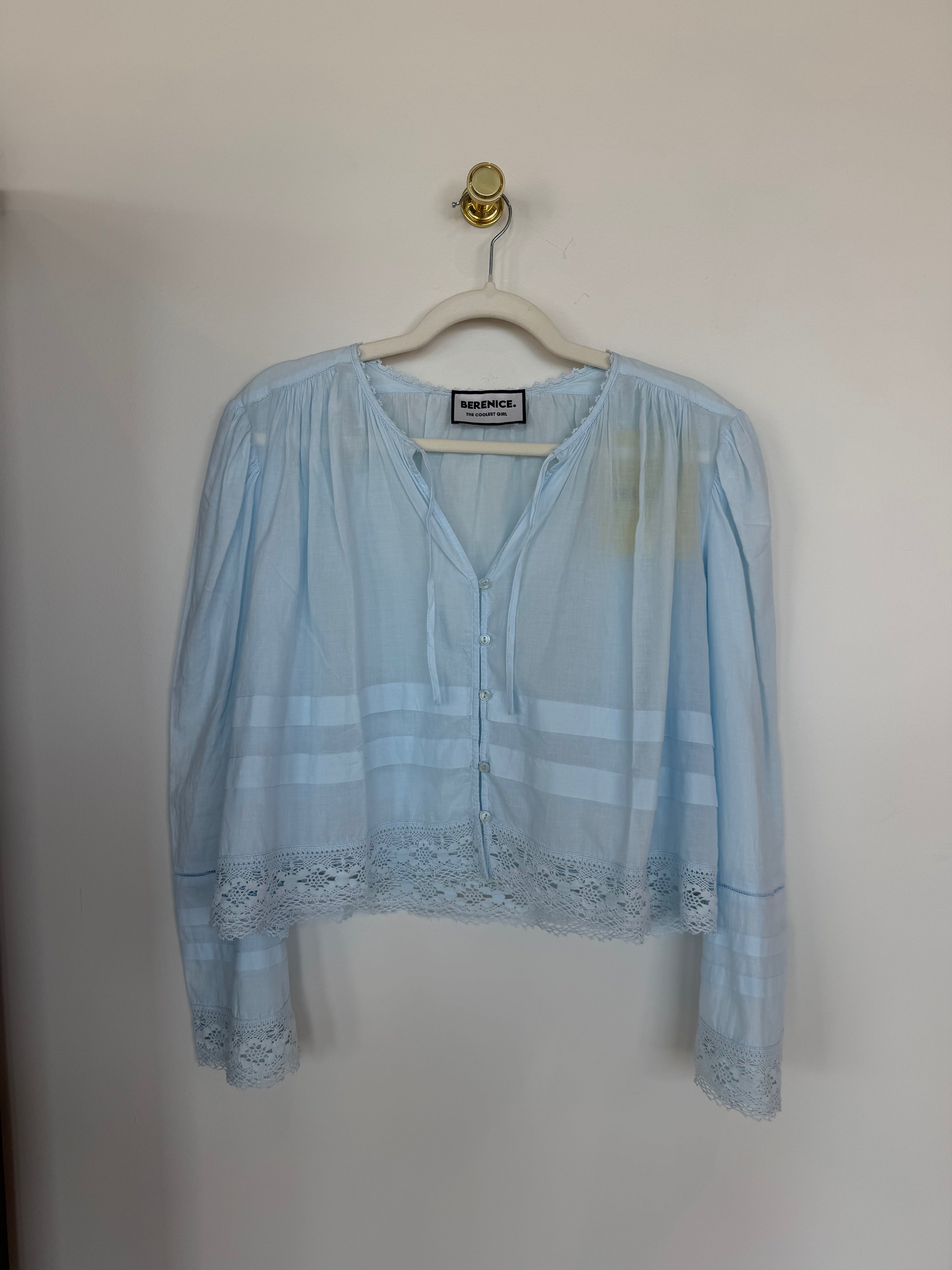 Ruffled Lace Top