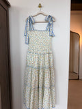 Floral Smocked Midi Dress