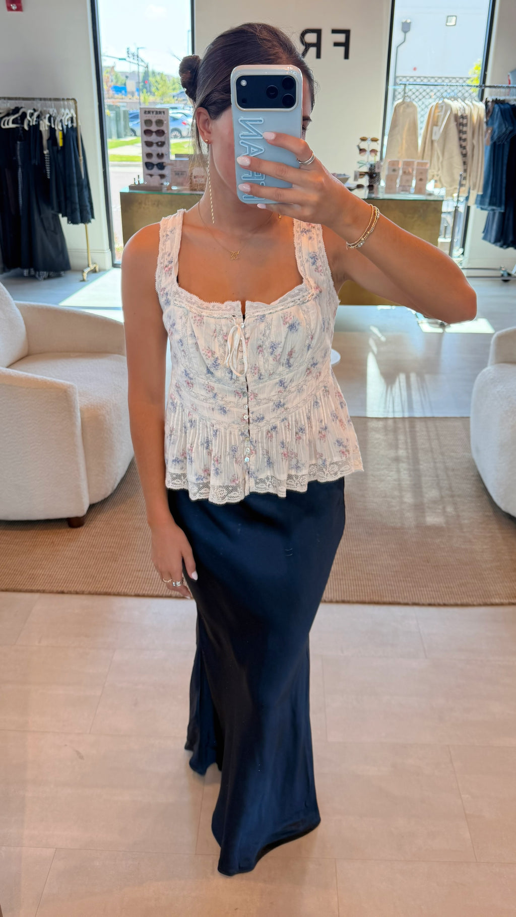Satin Maxi Skirt