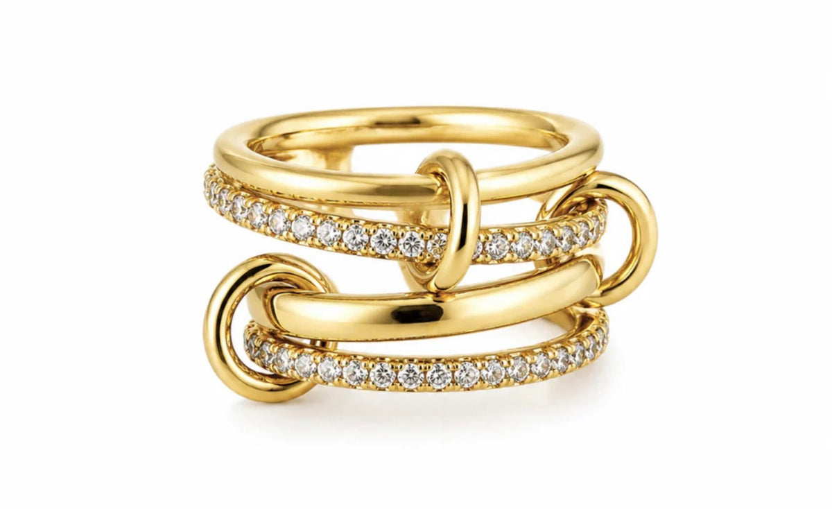 Mina Pave Stacked Ring
