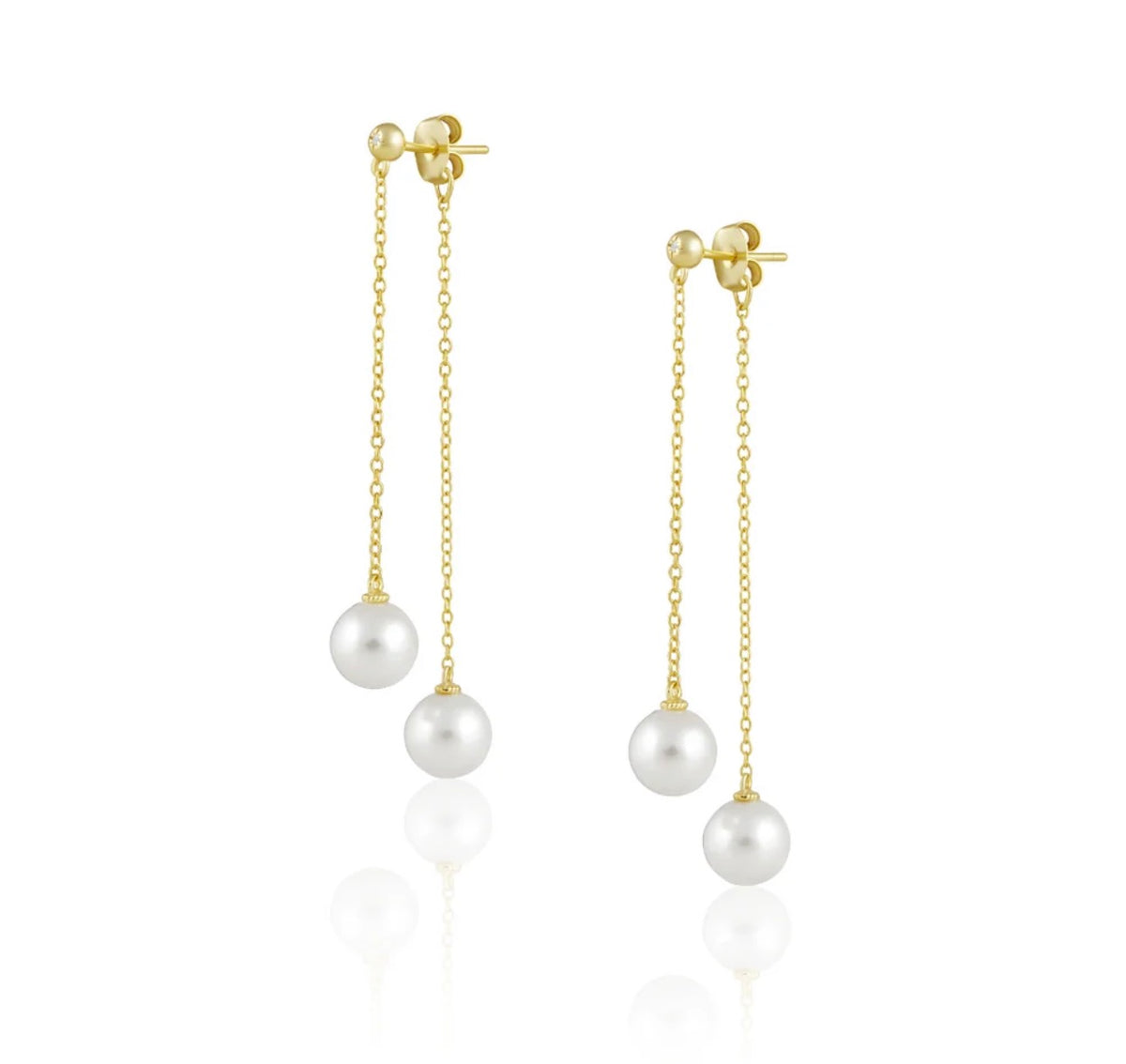 Xana Double Pearl Dangle
