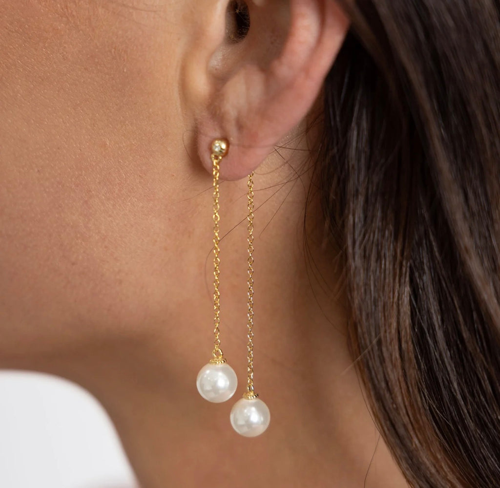 Xana Double Pearl Dangle
