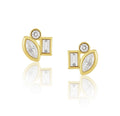 Amber Studs