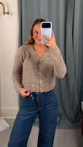 Kiki Embellished Stone Cardigan