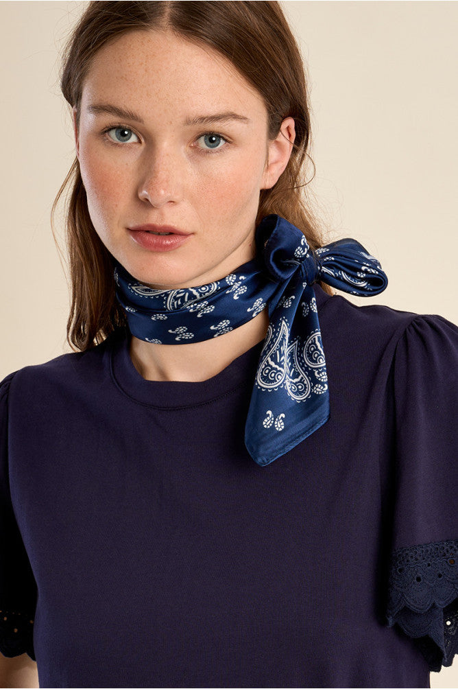 Navy Blue Scarf