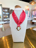 The Ruby Scarf Necklace