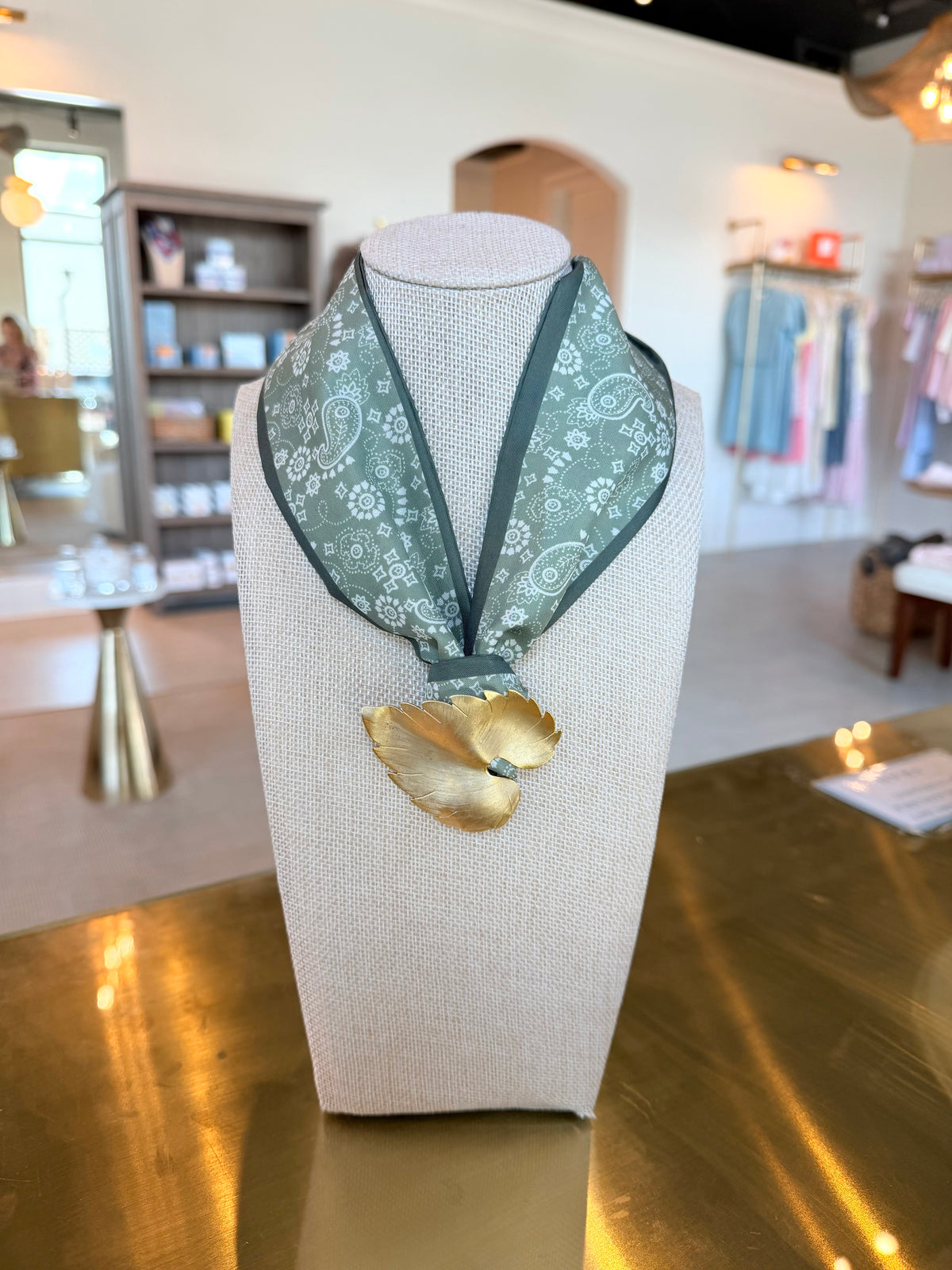 The Sage Scarf Necklace