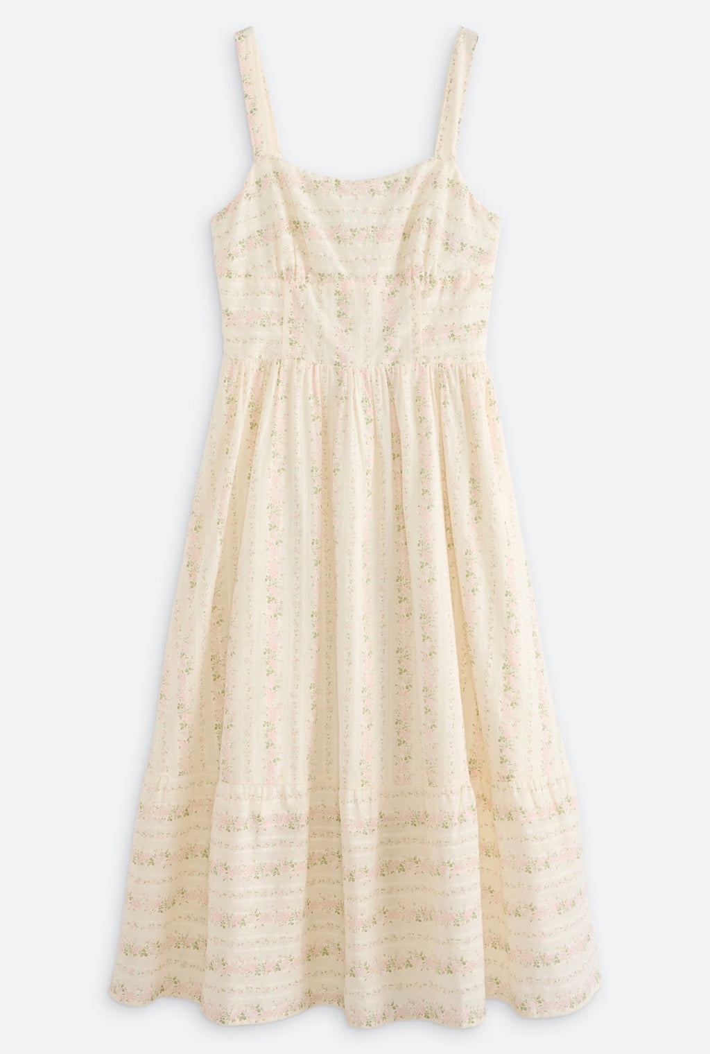Kira Square Neck Midi Dress