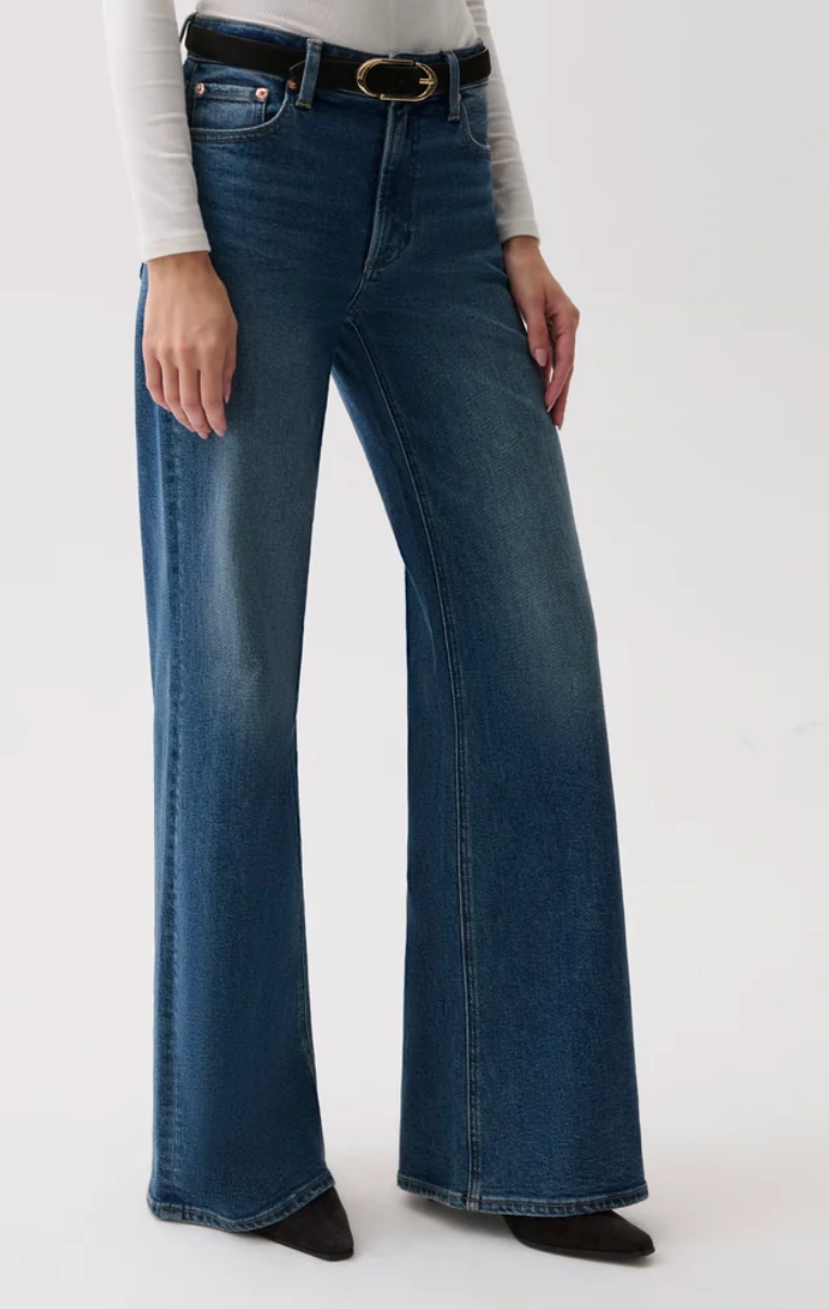 Vivian Mid Rise Wide Leg
