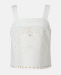 Embroidered Strap Top