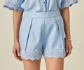 Linen Lace Shorts