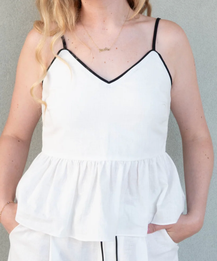 Rhodes Contrast Top