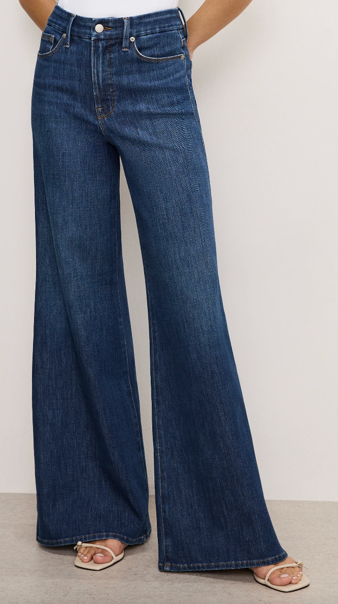 Soft Tech Good Waist Palazzo Jeans