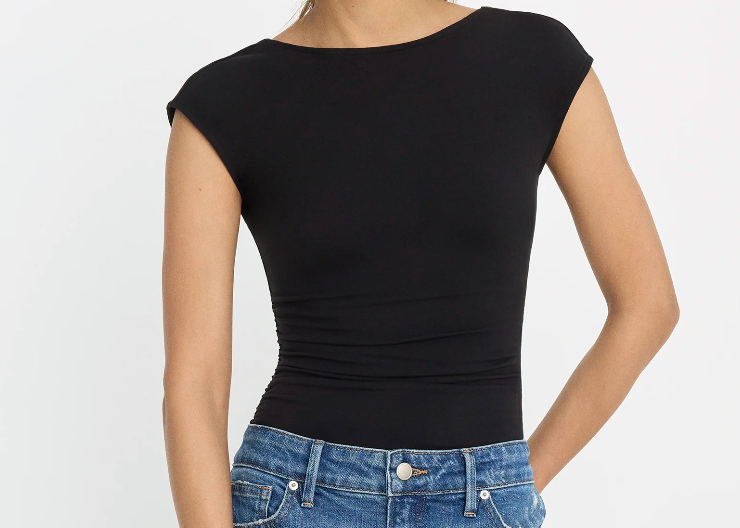 Super Stretch Open Back Body Suit