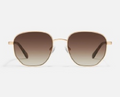 Big Time Sunglasses / Brushed Gold / Brown
