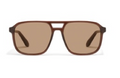 On The Fly Sunglasses / Dark Brown / Tan