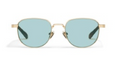 Born Ready Sunglasses / Gold / Aqua