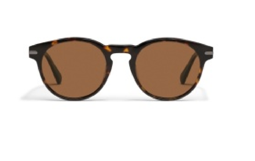 Slow Mo Polarized Sunglasses / Dark Tortoise / Brown