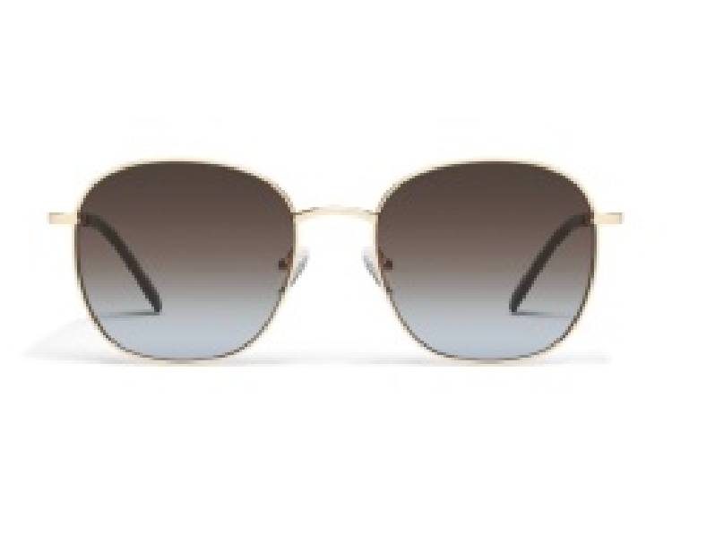 Jezabell Sunglasses / Gold / Chocolate Blue