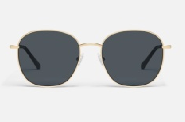 Jezabell Polarized Sunglasses / Gold / Smoke