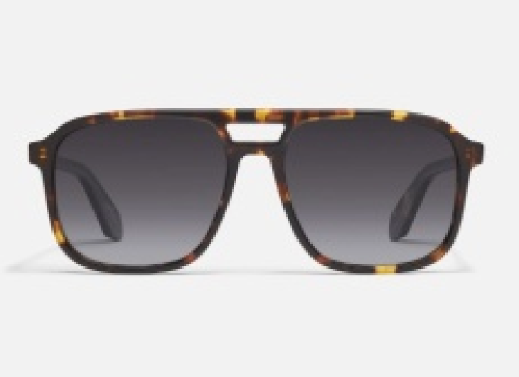 On The Fly Polarized Sunglasses / Tortoise / Smoke