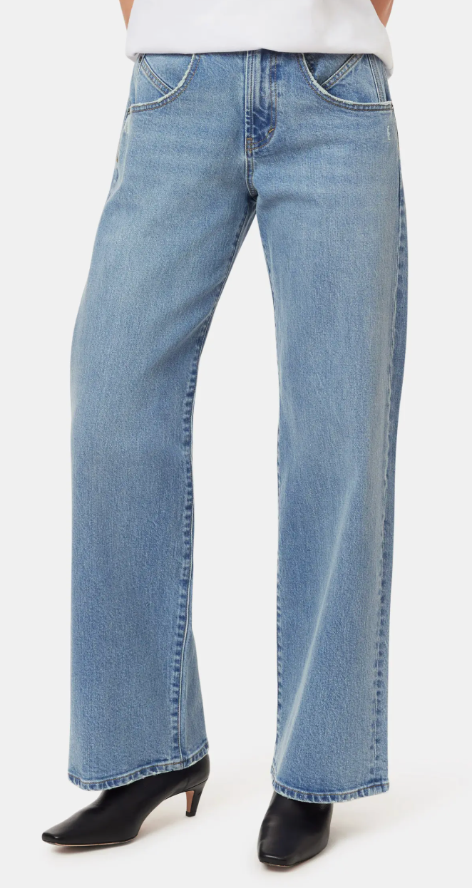 Blaine High Waist Straight Leg Jeans