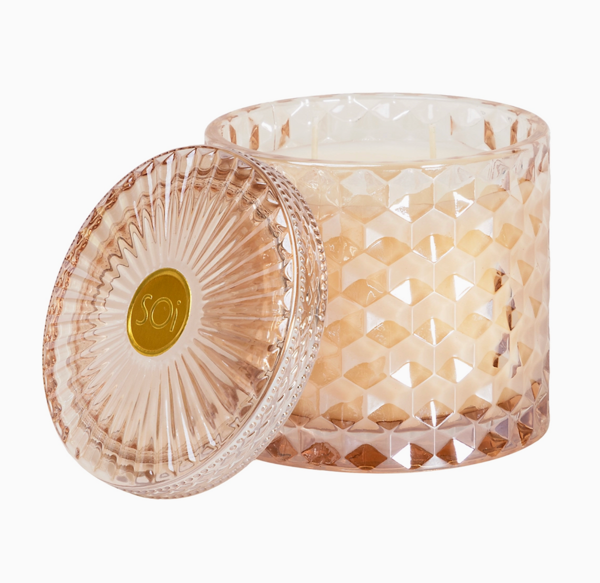 Alluring Amber 15oz Shimmer Candle 2 wick