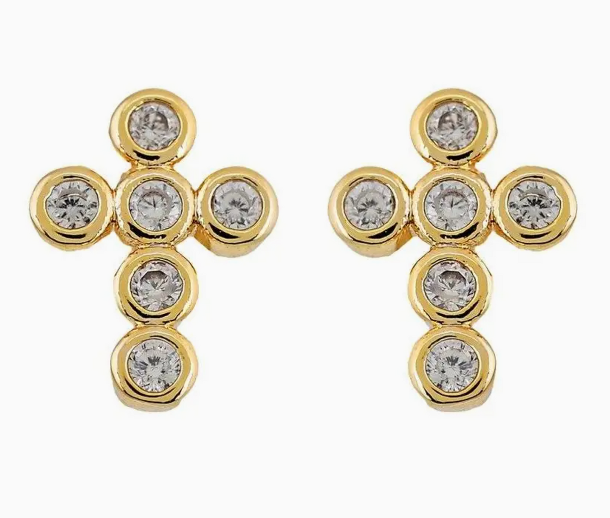 Mimi Mini Cross Studs