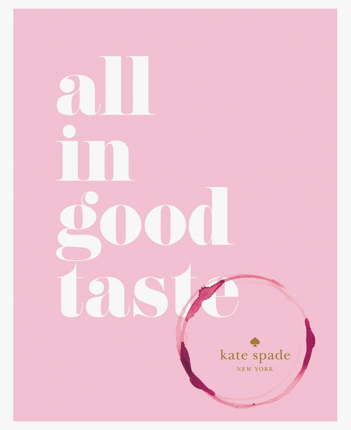 Kate Spade NY: All in Good Taste