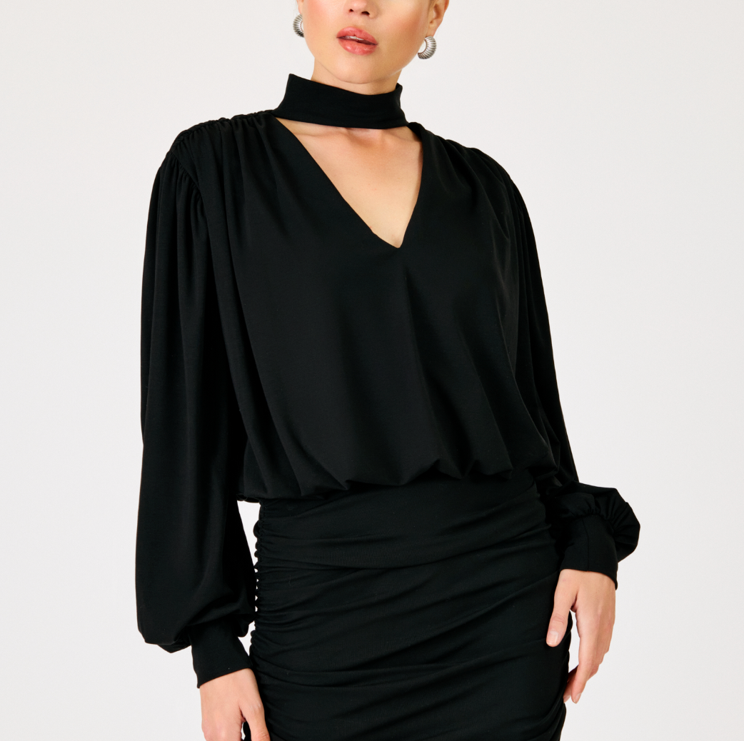 Arabella Mock Neck Top