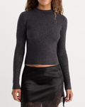 Rib Lurex Sweater
