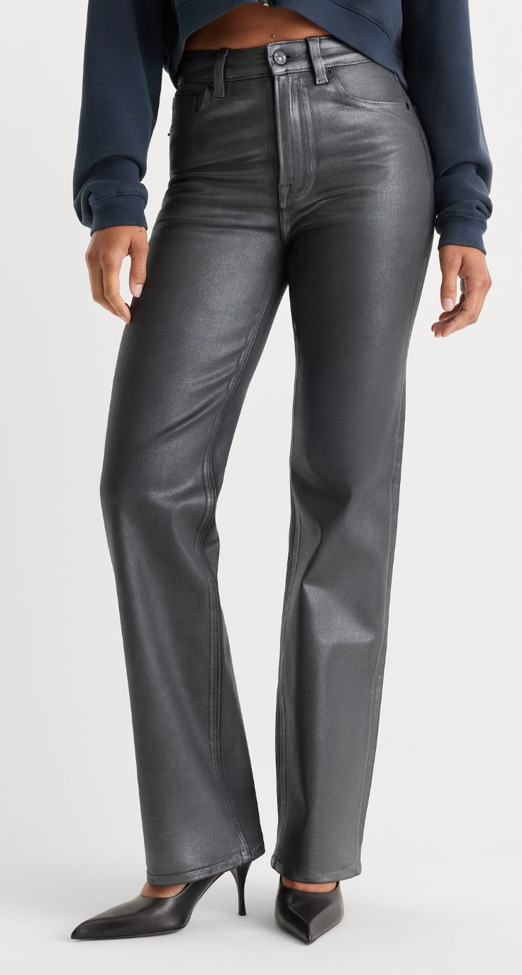 Coated Good True Straight Jeans