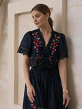 Floral Flutter Sleeve Top