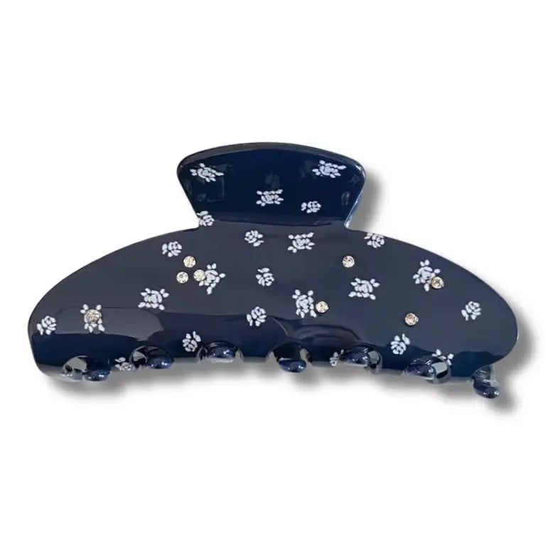Floral Midnight Sky Claw Clip
